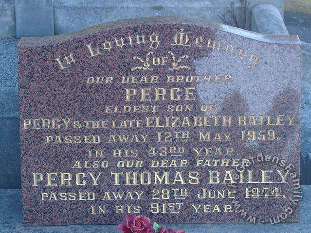 Bailey, Perce